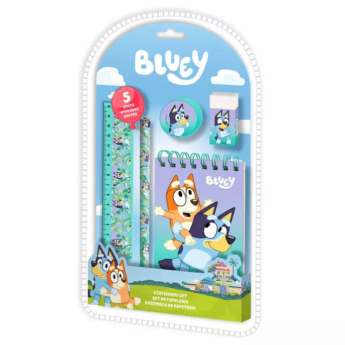 Súprava na kreslenie (5ks) BLUEY