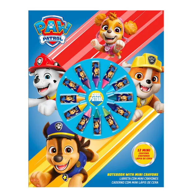 Zošit + pastelky PAW PATROL