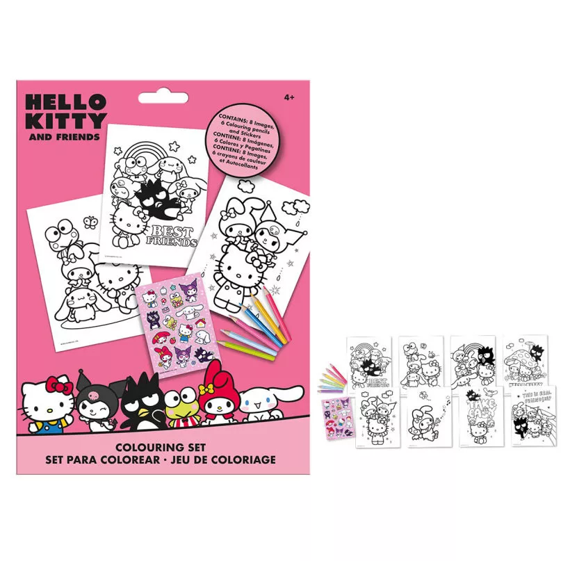 Set omaľovánok HELLO KITTY