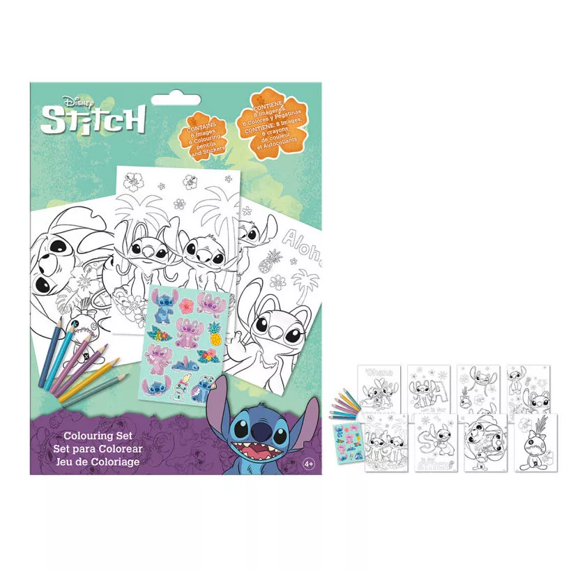 Set omaľovánok LILO A STITCH
