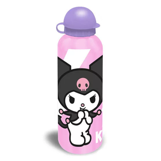 Hliníková fľaša KUROMI ružová (500ml)