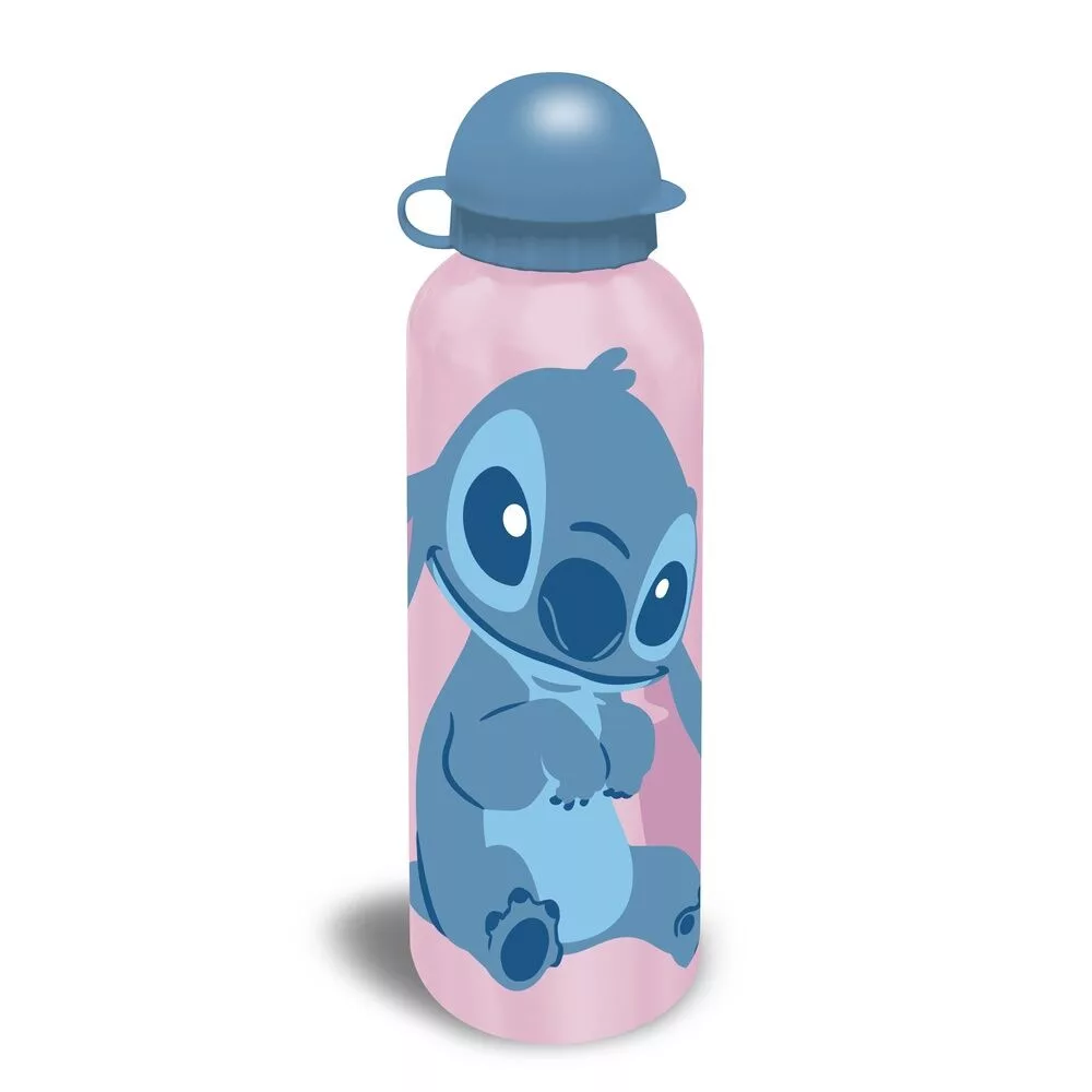 Hliníková fľaša LILO A STITCH na ružovom (500ml)