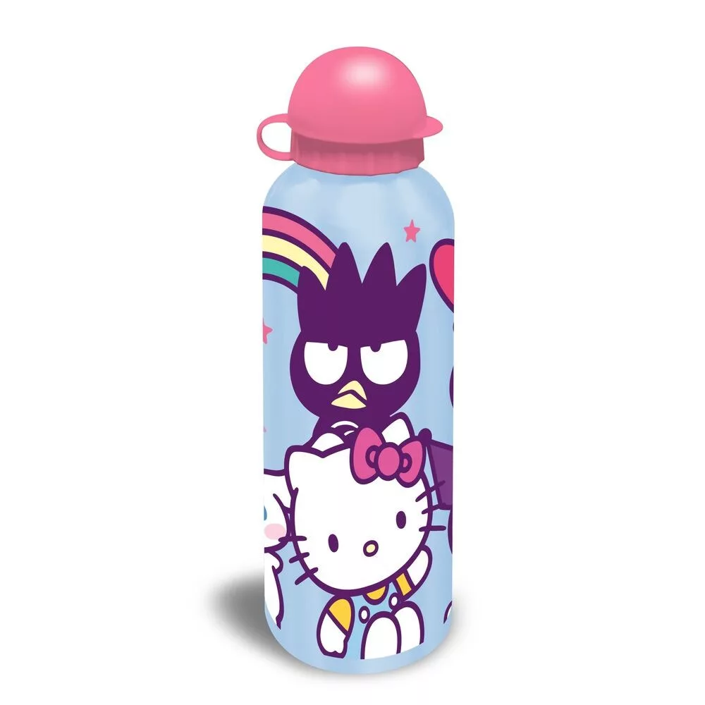Hliníková fľaša HELLO KITTY dúha (500ml)