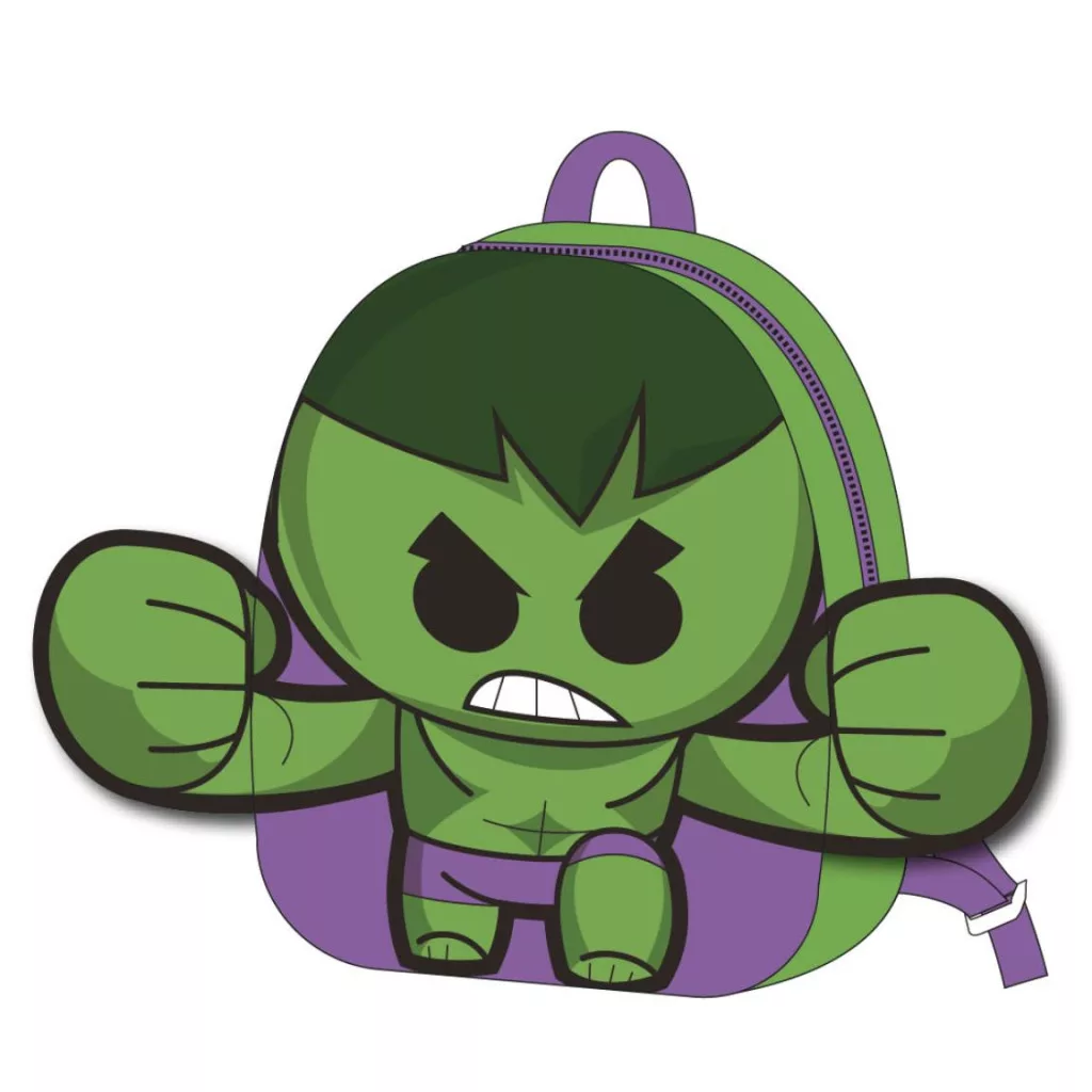 Plyšový ruksak AVENGERS Hulk 22cm