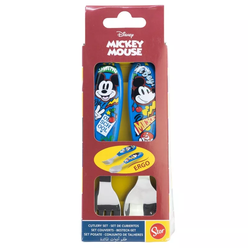 Príbor (2ks) MICKEY - ergonomické