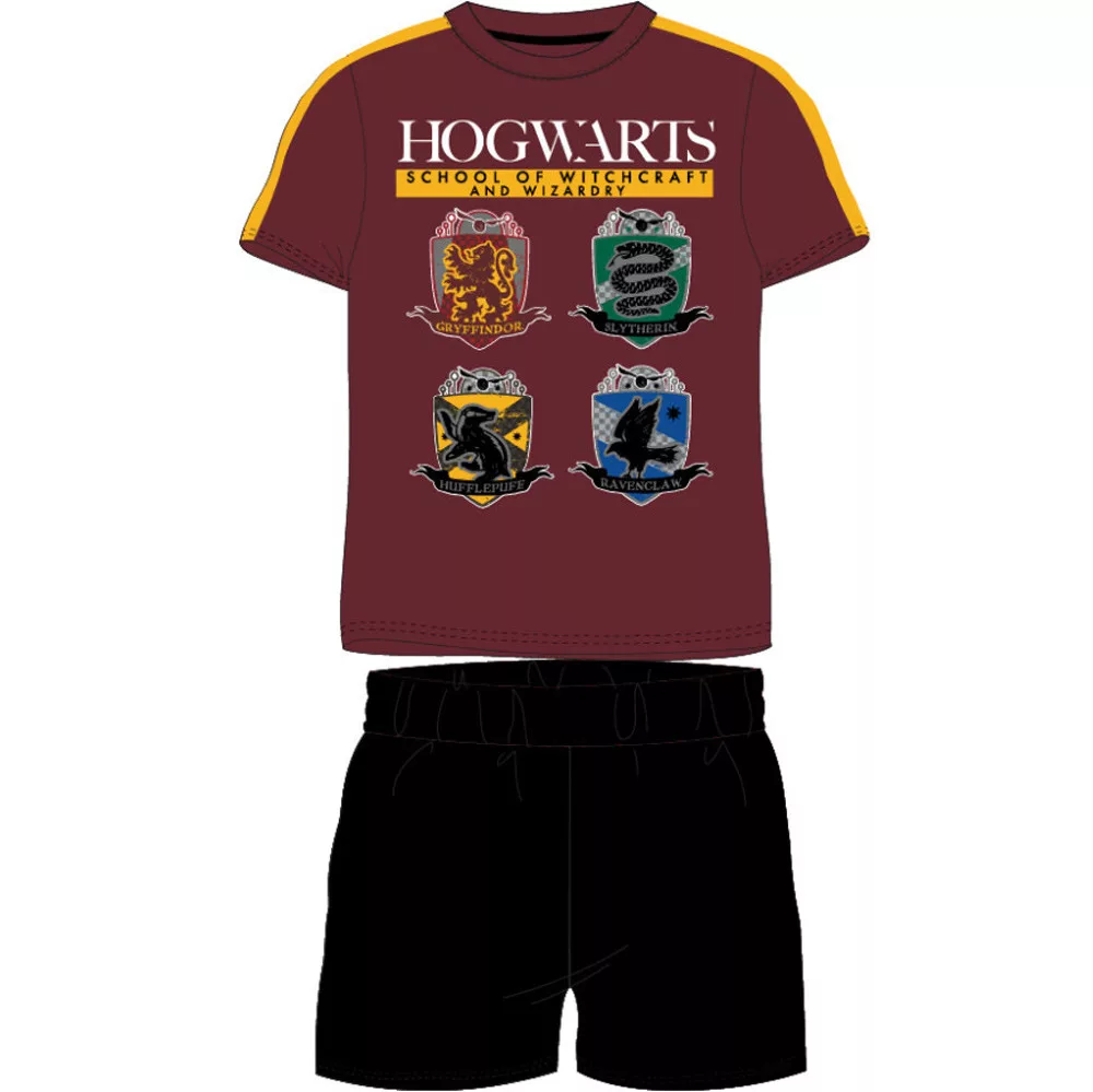 Pyžamo krátke HARRY POTTER bordové - 5r.