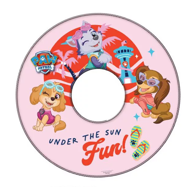 Nafukovacie koleso na plávanie 51cm PAW PATROL ružové