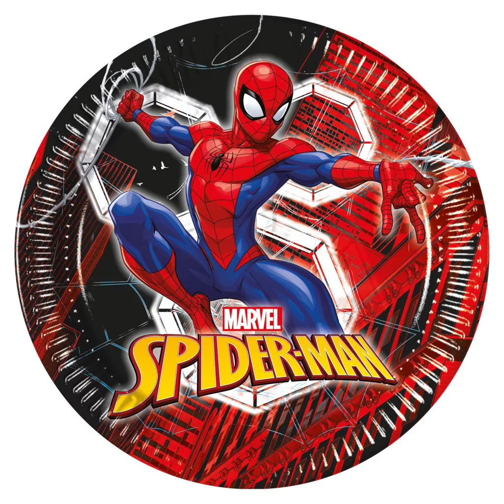 Papierový tanier 23cm SPIDERMAN hrdina
