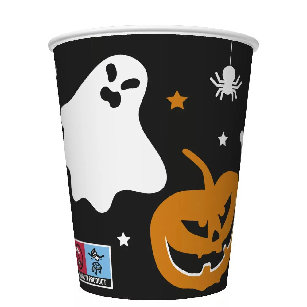 Papierový pohár 250ml HALLOWEEN scary