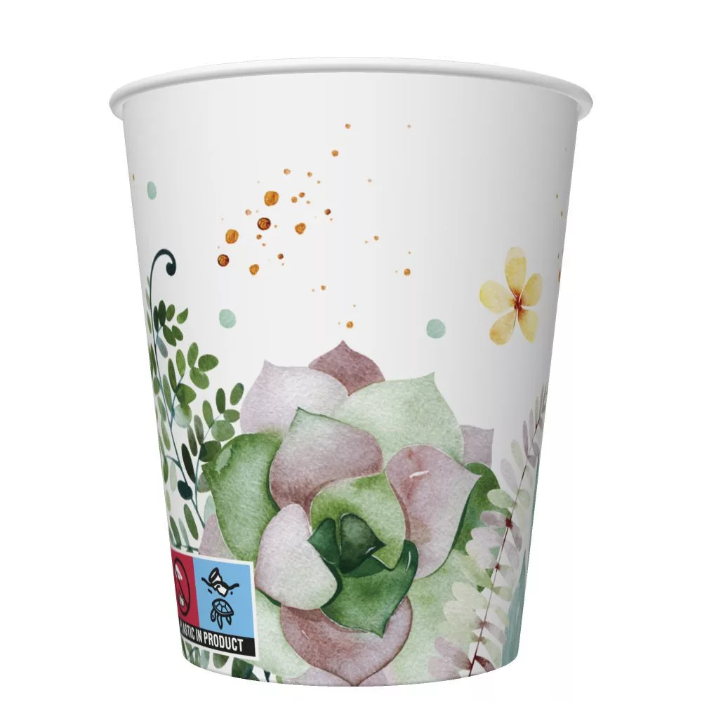 Papierový pohár 250ml SKALNÁ RUŽA