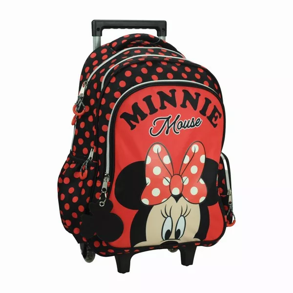 Školská taška na ťahanie MINNIE guličky 46cm