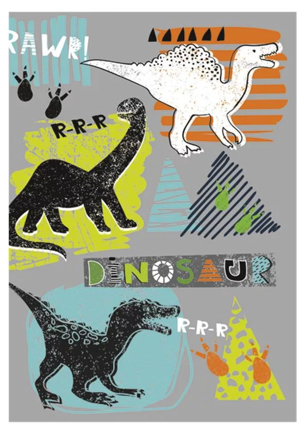Folder A4 DINOSAURUS na šedom