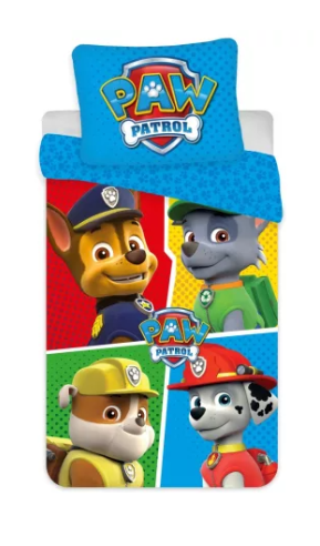 Obliečky do postieľky 100x135 PAW PATROL 