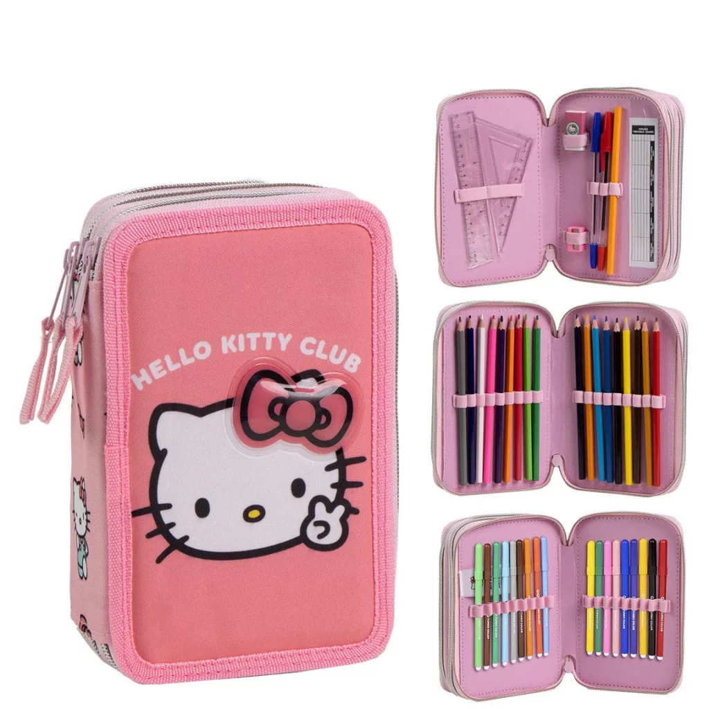 Plnený peračník (3 poschodia) HELLO KITTY