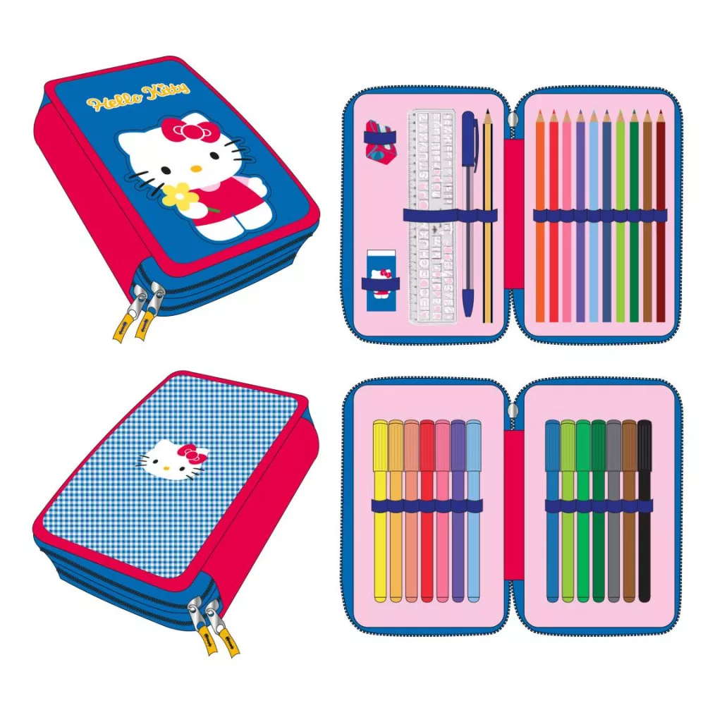 Plnený peračník HELLO KITTY blue