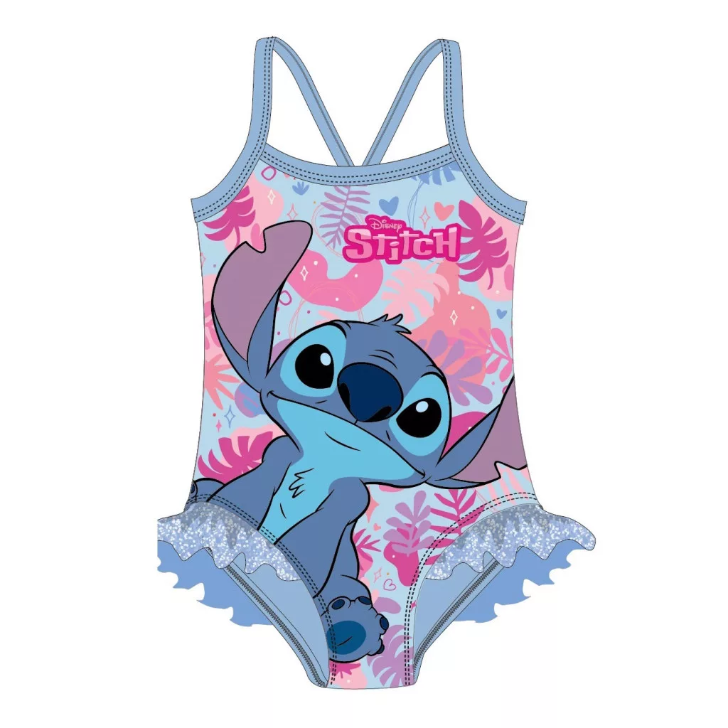 Dievčenské plavky LILO A STITCH blue - 5/6r.