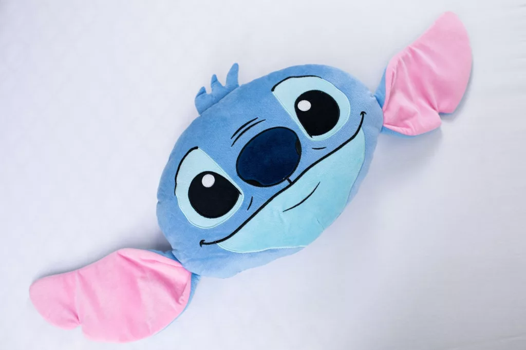 Vankúšik LILO A STITCH hlava modrá