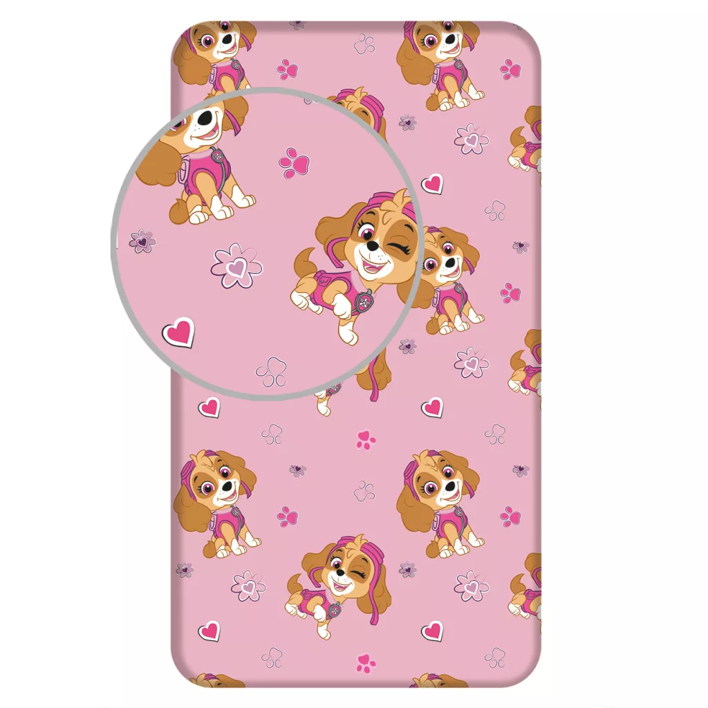 Plachta 90x200 PAW PATROL pink