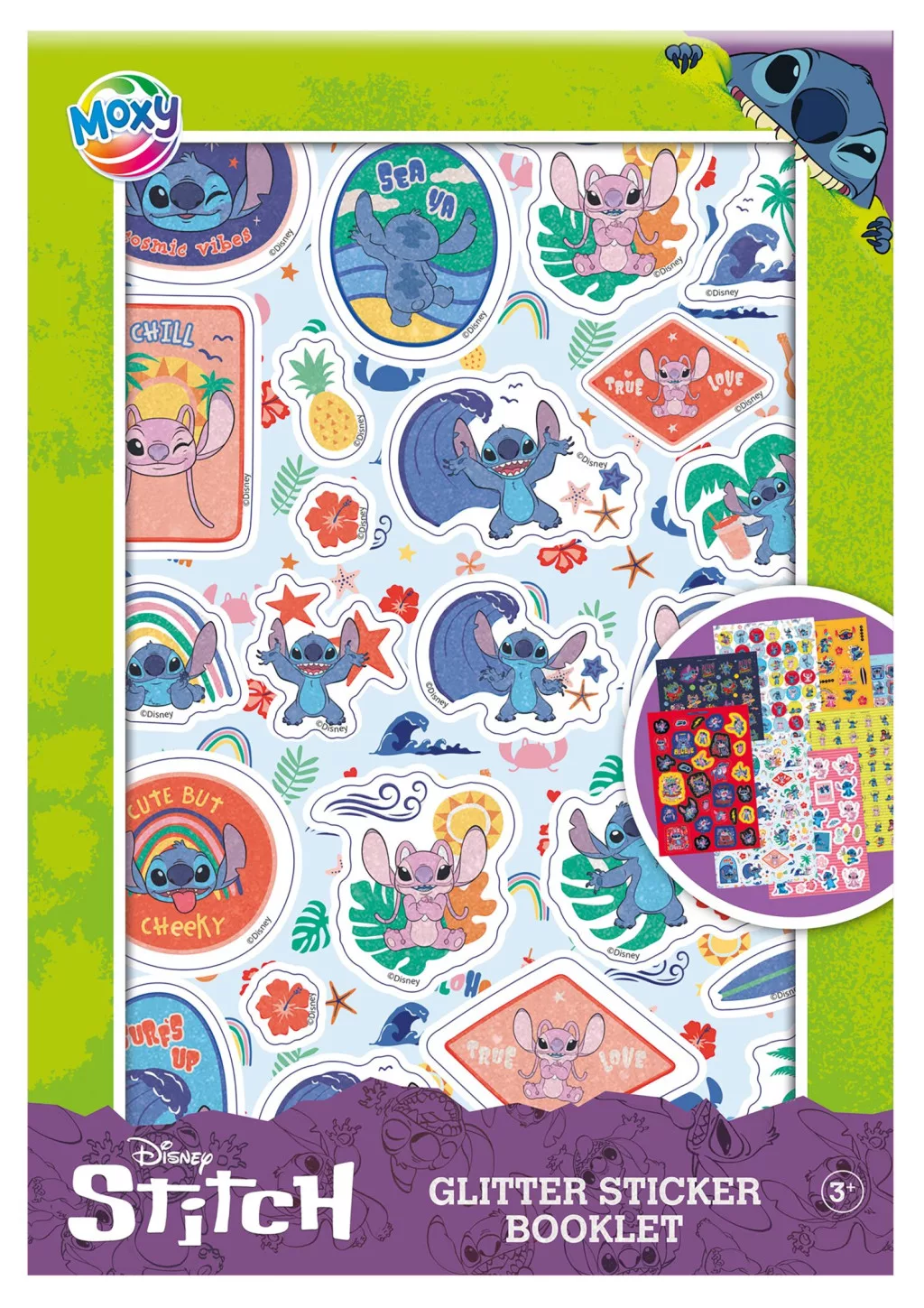 Set trblietavých nálepiek LILO A STITCH