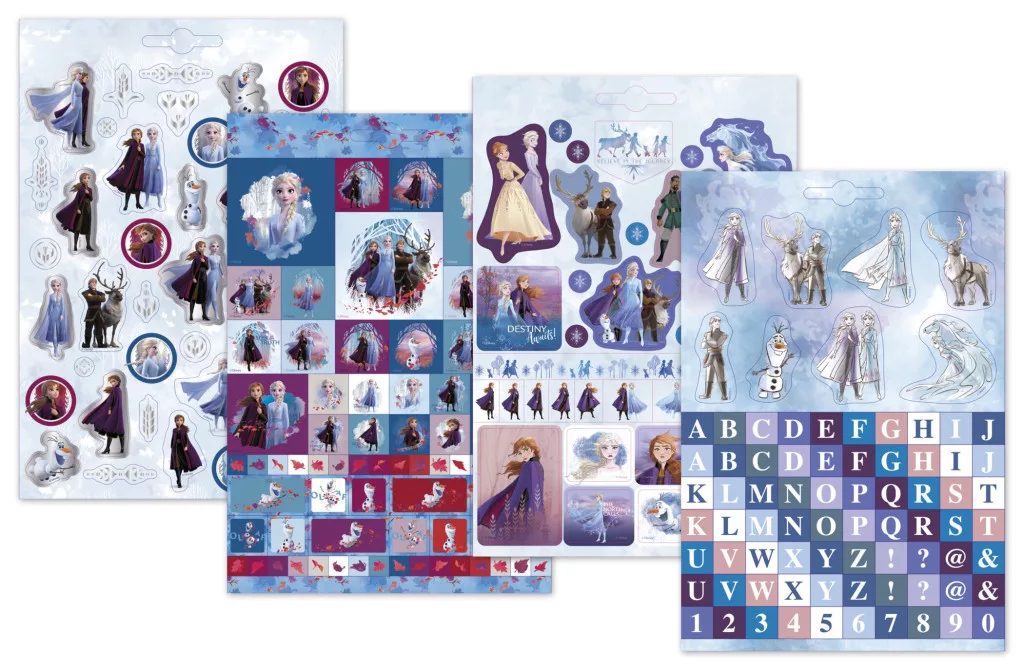 Set nálepiek FROZEN 150+