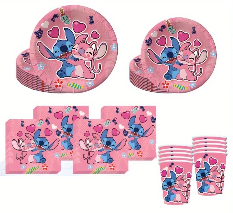 Set na oslavu LILO A STITCH pink (50ks)