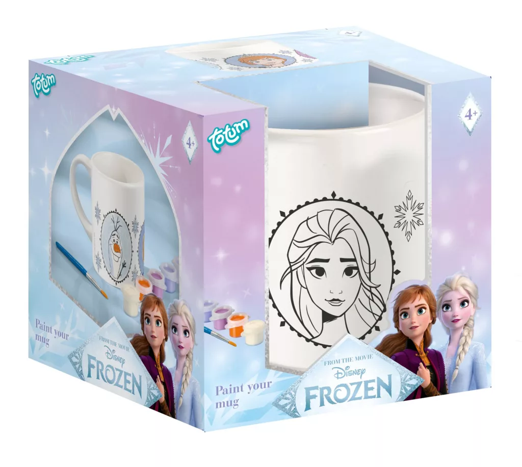 Porcelánový hrnček na maľovanie FROZEN