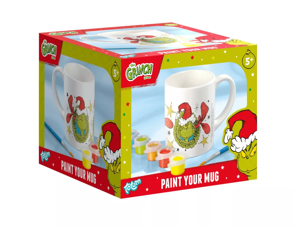 Porcelánový hrnček na maľovanie GRINCH