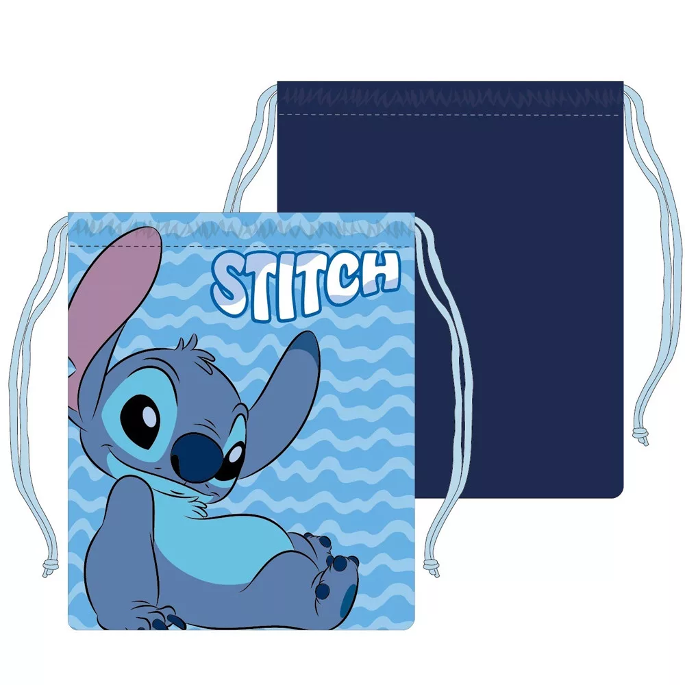 Sťahovacie vrecko LILO A STITCH modré 26,5cm