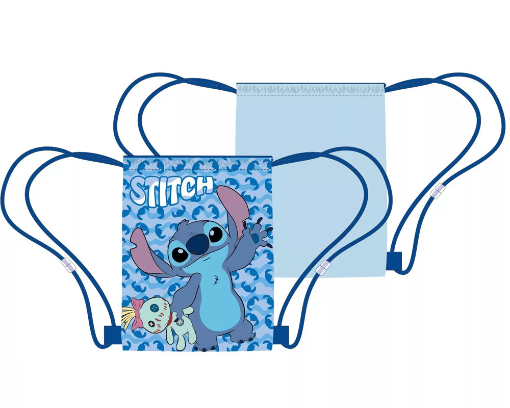 Vrecko na prezúvky LILO A STITCH blue 40cm