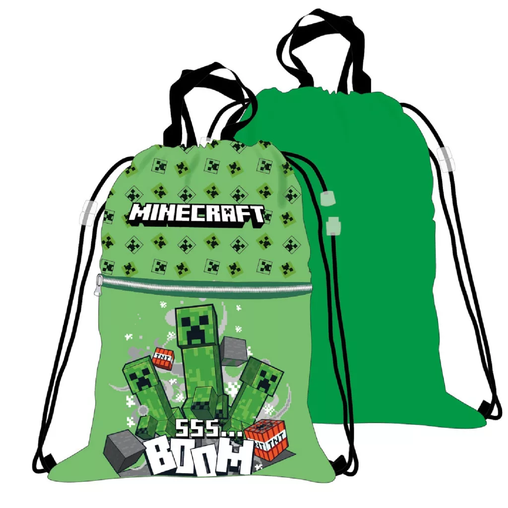 Vrecko na prezúvky MINECRAFT 45cm