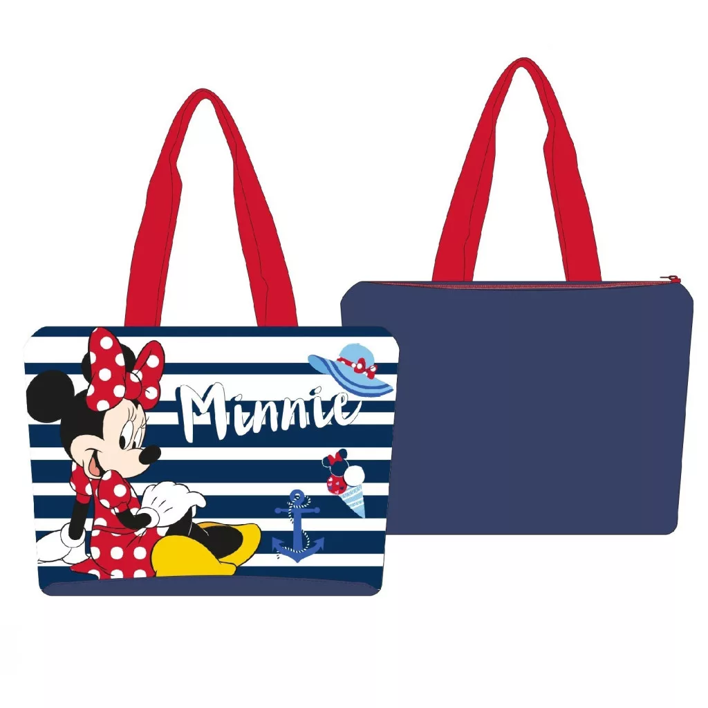Plážová taška MINNIE pásik