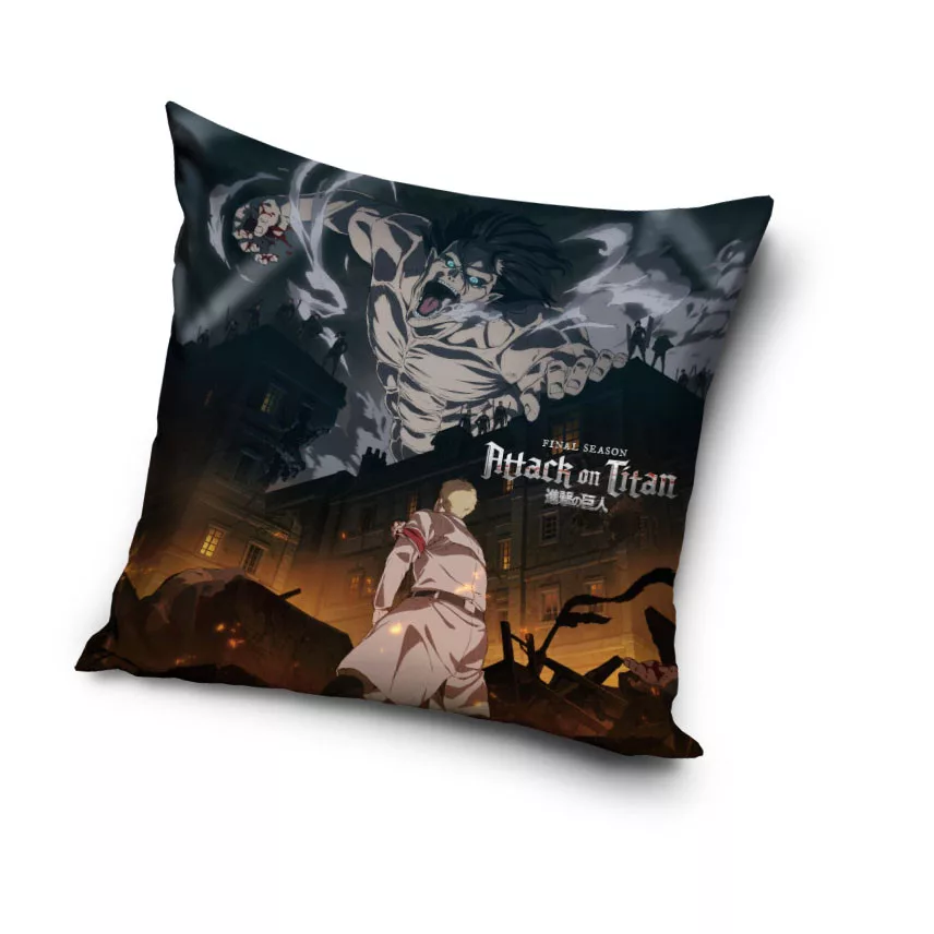 Obliečka na vankúšik 40x40 ATTACK ON TITAN final
