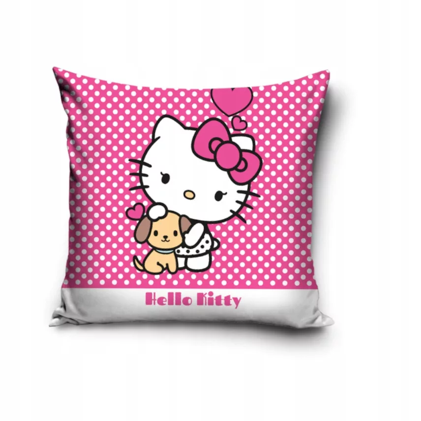 Obliečka na vankúšik 40x40 HELLO KITTY psík