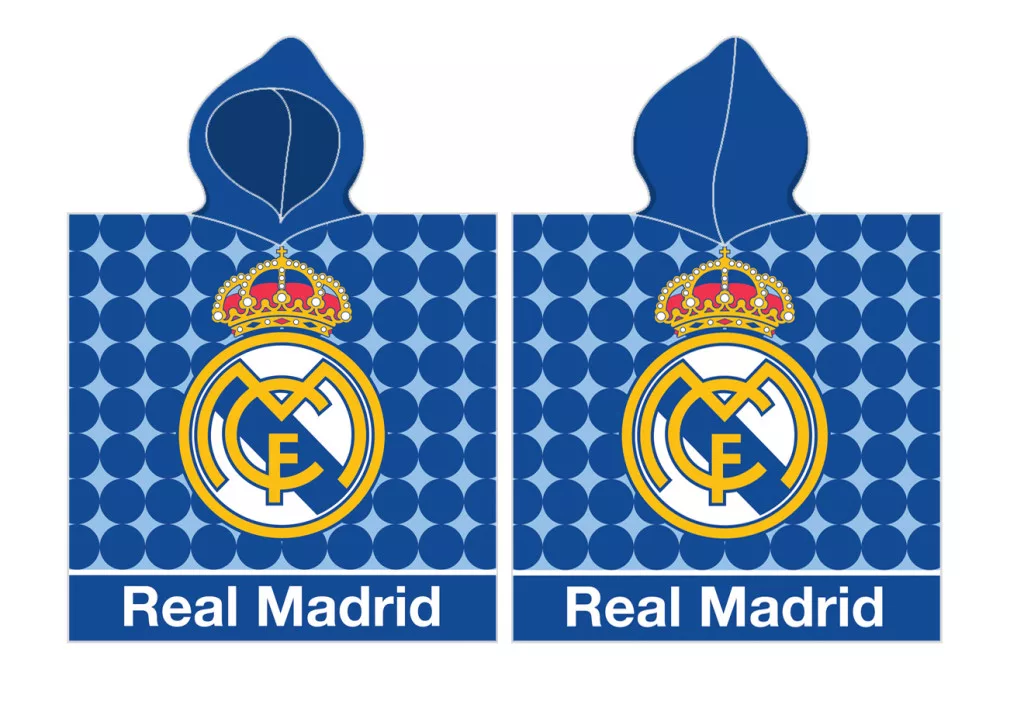 Pončo 55x110 REAL MADRID guličky (rýchloschnúce)