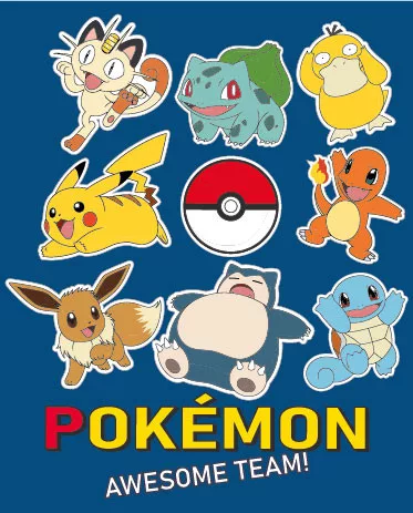 Deka 130x160 POKÉMON team