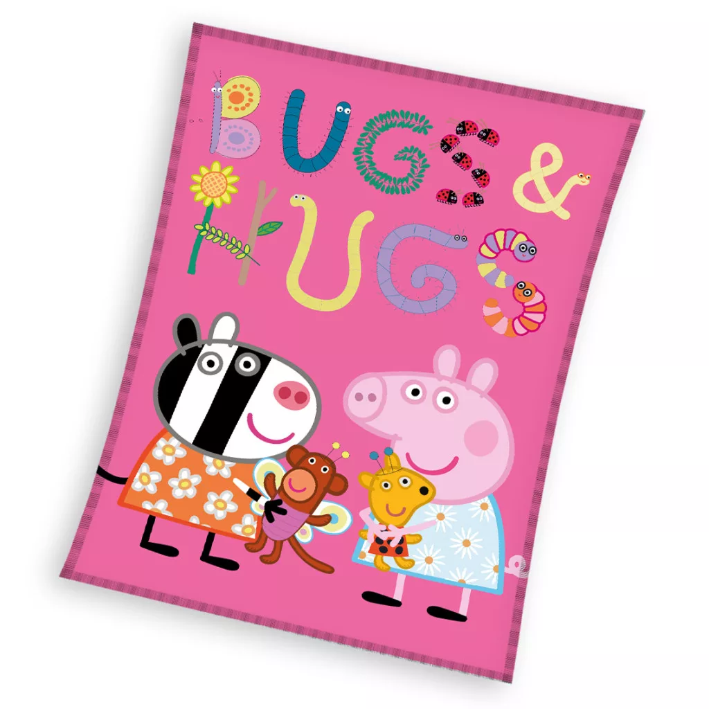 Deka 110x140 PEPPA PIG hranie