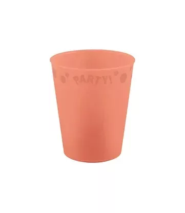 Plastový pohár ORANŽOVÁ 250ml