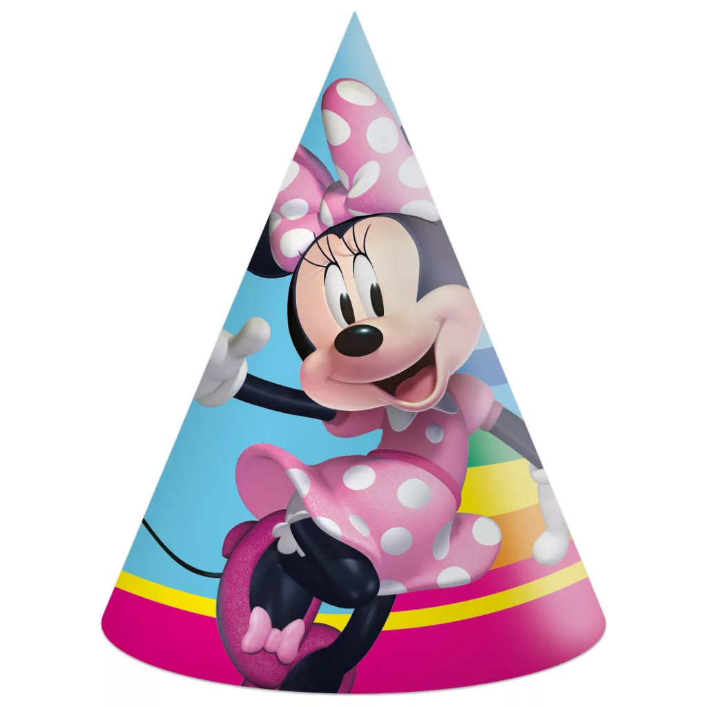 Party čiapka MINNIE skok (6ks)