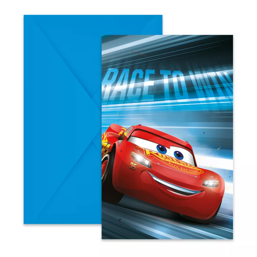 Pozvánka (6ks) CARS victory