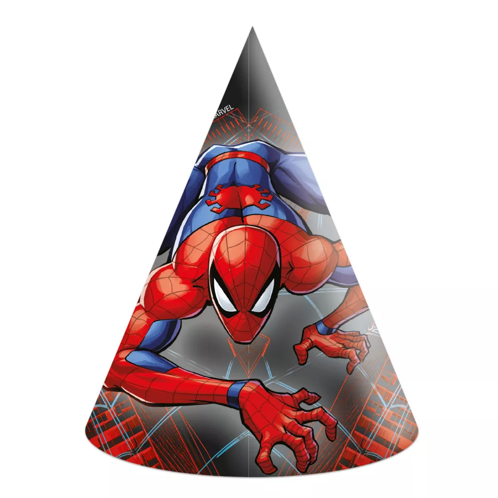 Party čiapka SPIDERMAN pavučina (6ks)