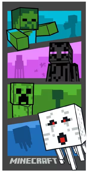 Osuška 70x140 MINECRAFT time