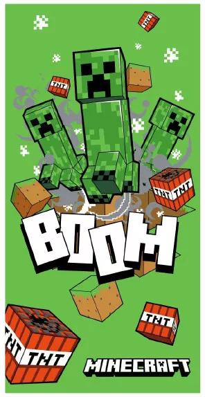 Osuška 70x140 MINECRAFT bomba