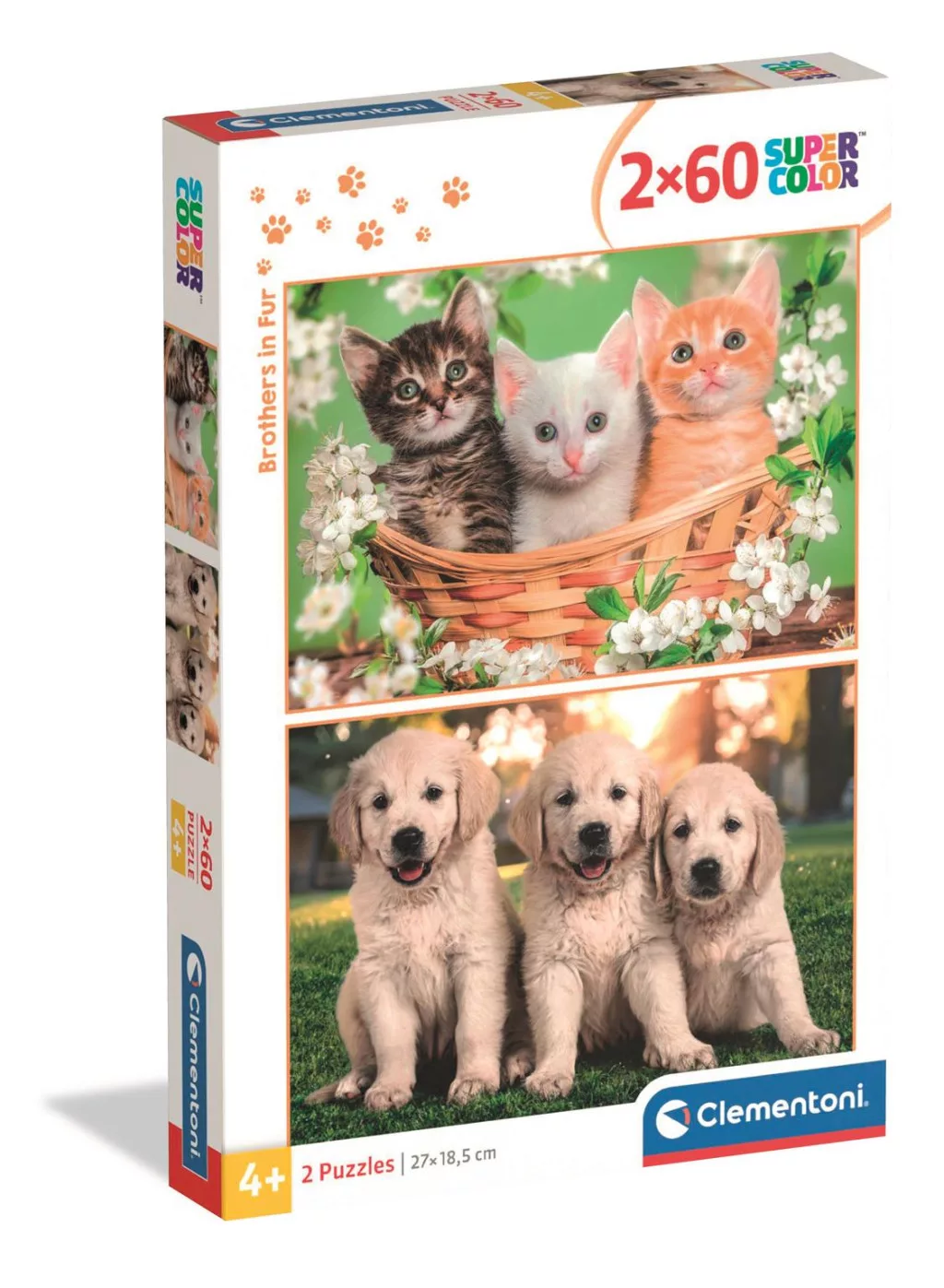 Puzzle 2x60 dielikov DOMÁCI MILÁČIKOVIA