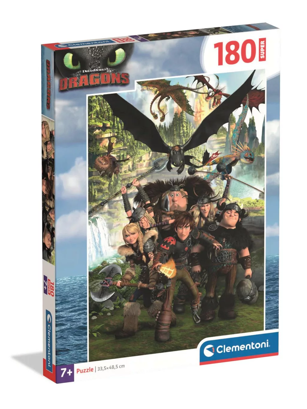Puzzle 180 dielikov AKO VYCVIČIŤ DRAKA