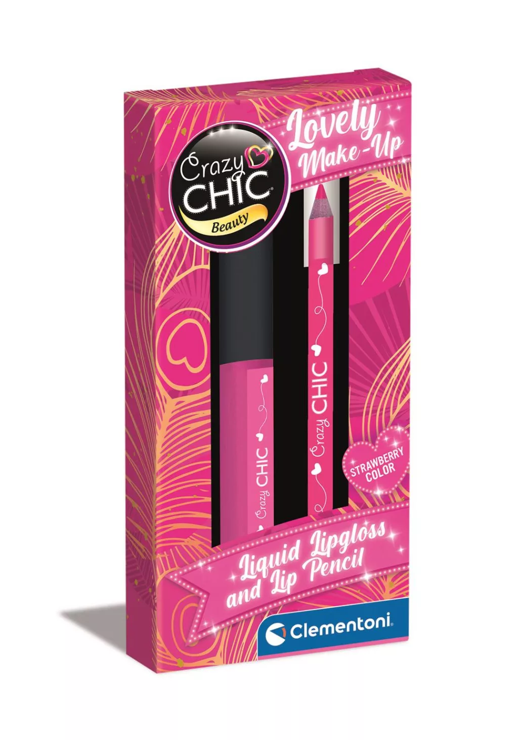 Lesk + ceruzka na pery JAHODA