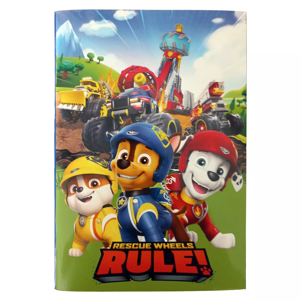Linajkový zošit B5 PAW PATROL rule