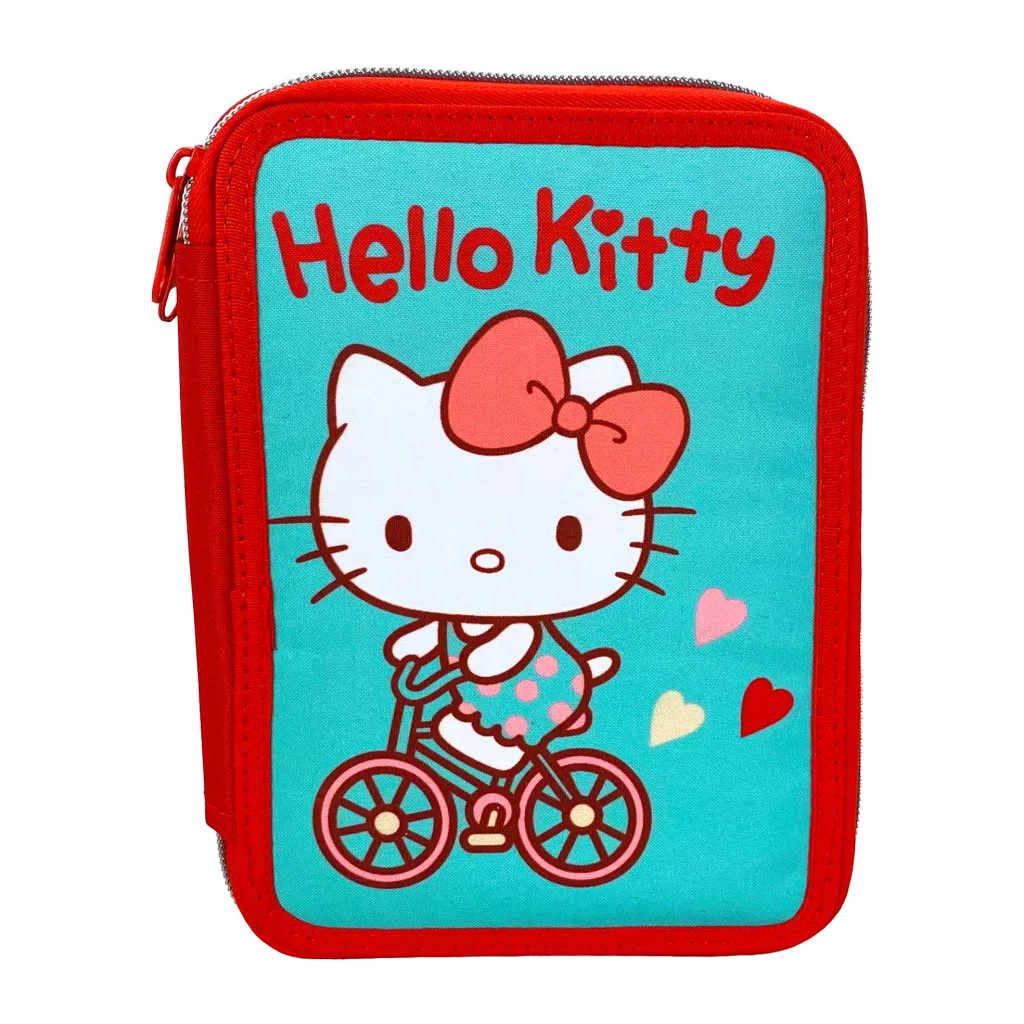 Plnený peračník HELLO KITTY bicykel