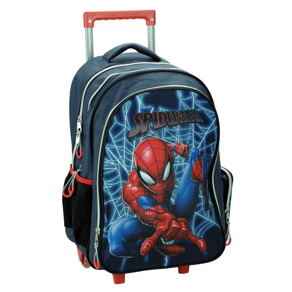 Školská taška na ťahanie SPIDERMAN web 46cm