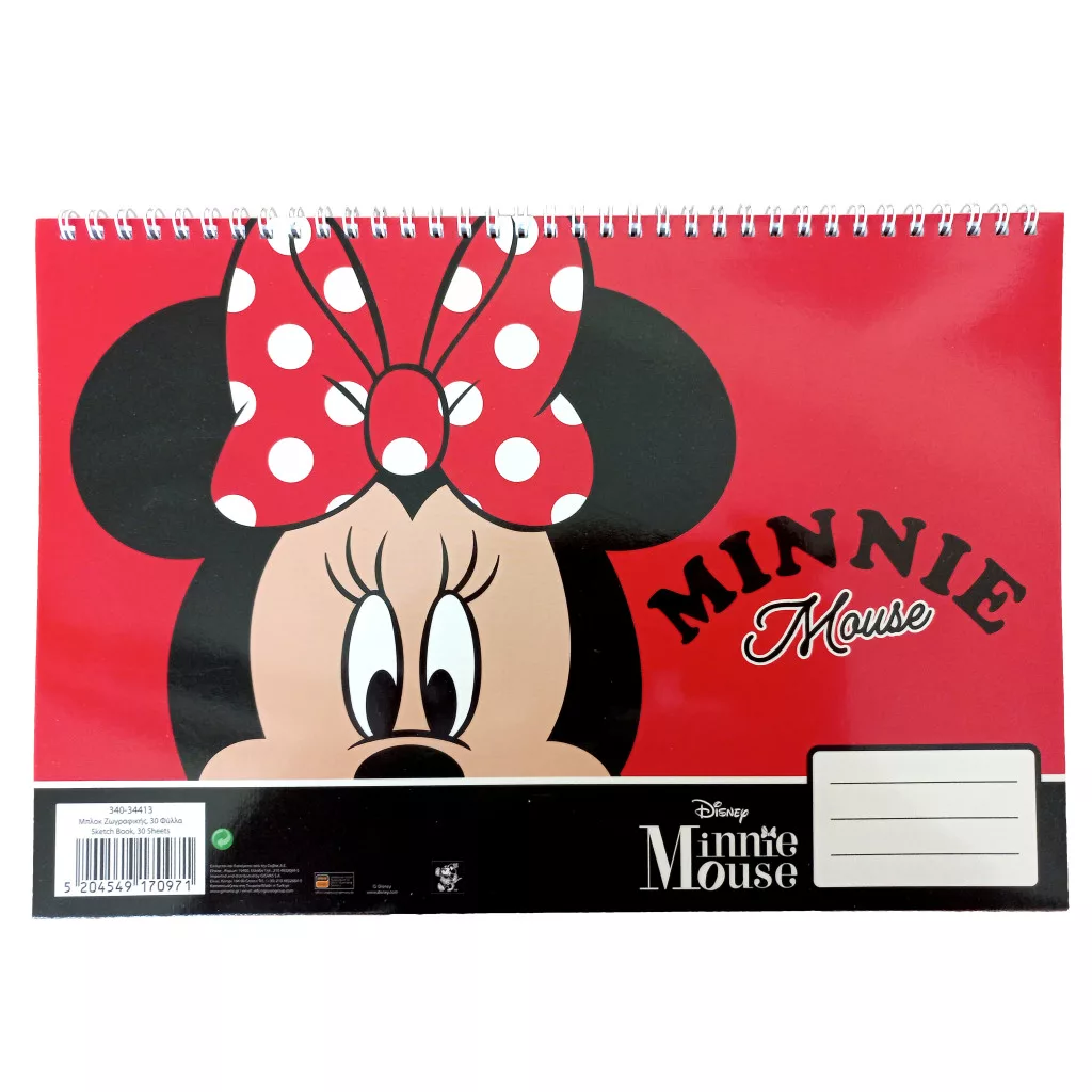 Špirálový skicár MINNIE