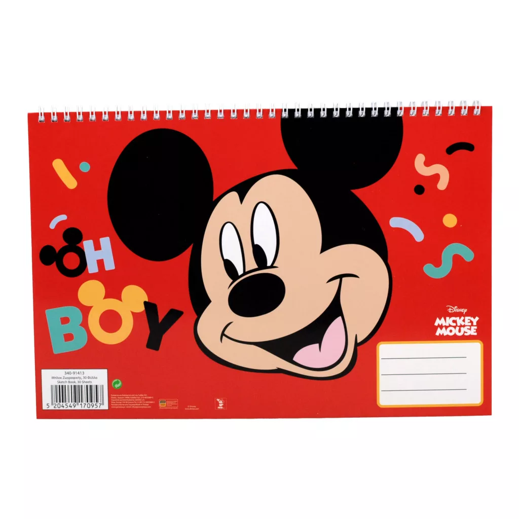 Špirálový skicár MICKEY